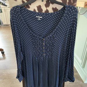 Kim Rogers Size 1X Womens Blouse